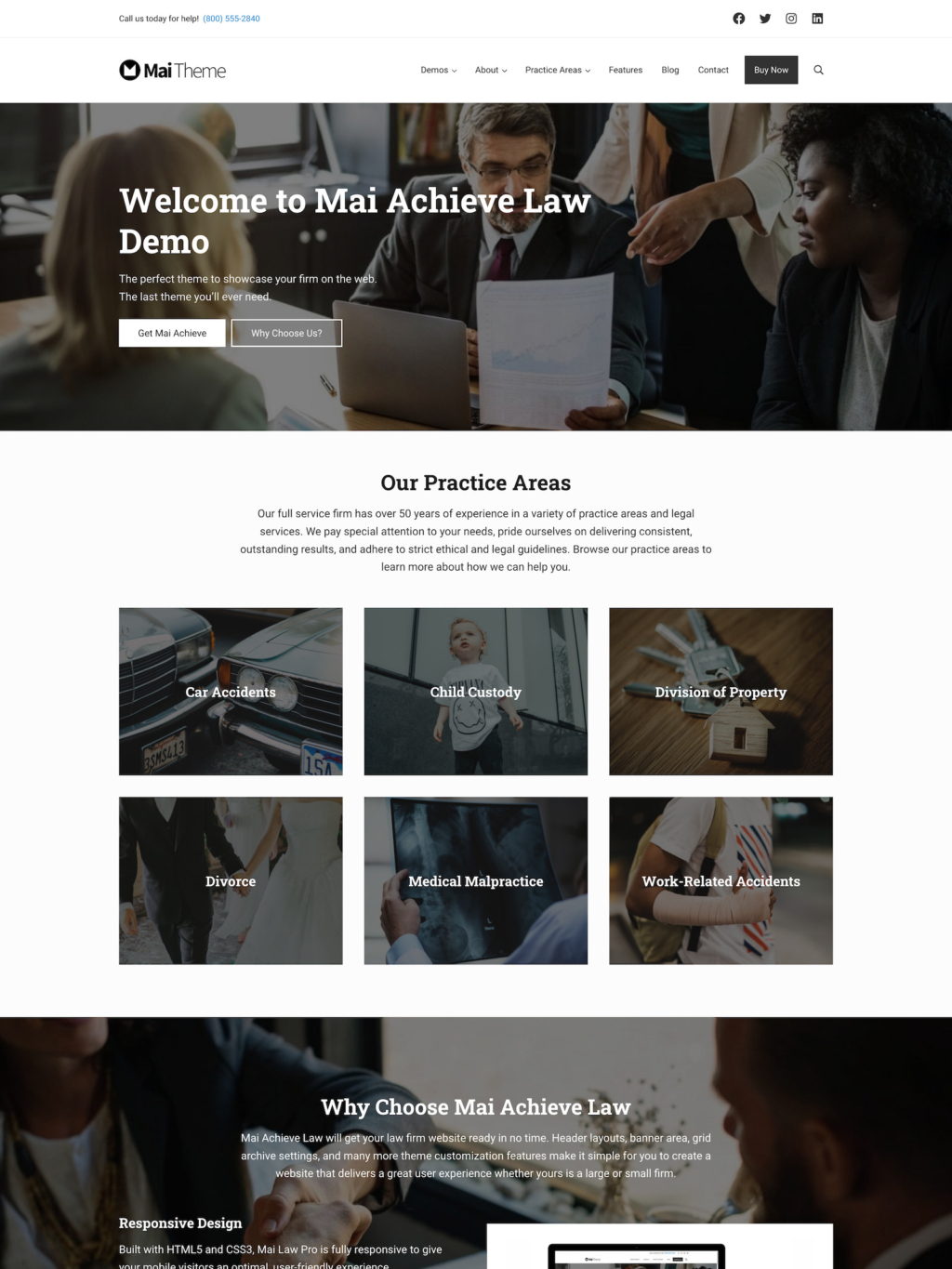 Mai Achieve Theme Mockup