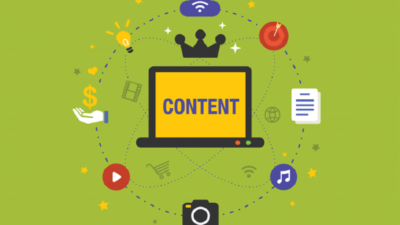 Content creation concept, content is king