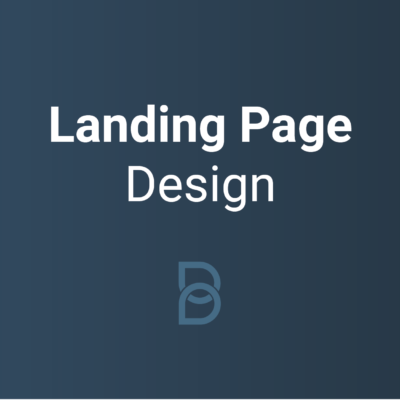 landing page design logo