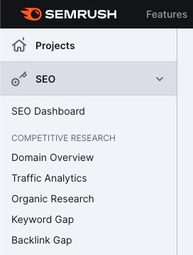 SEMRush SEO audit tools