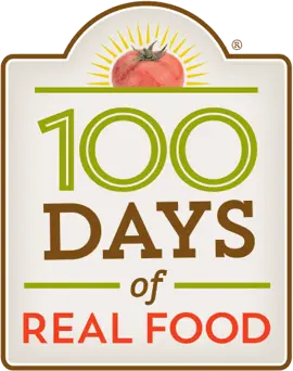 100 Days of Real Food logo