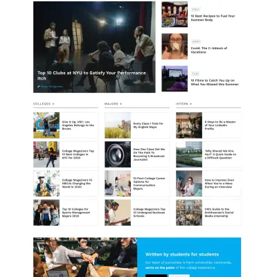 collegemagazine desktop