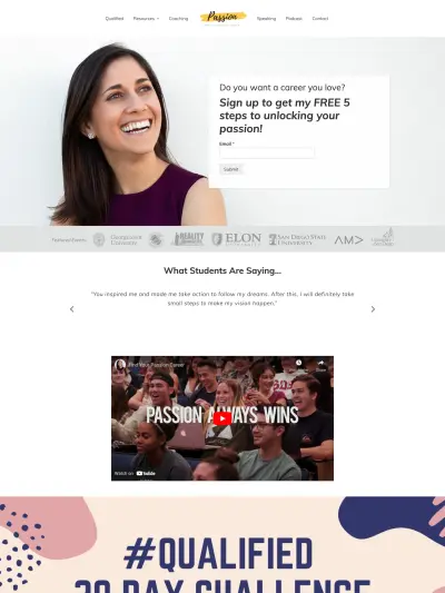 findyourpassioncareer desktop