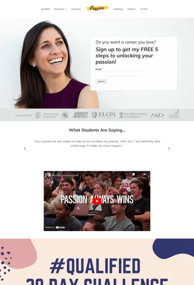 findyourpassioncareer desktop