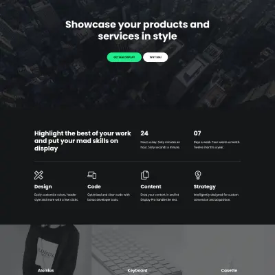 Demo image of Mai Display Agency page