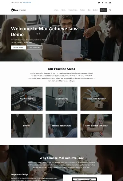 Mai Achieve Theme Mockup