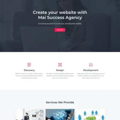 Mai Success Theme mockup