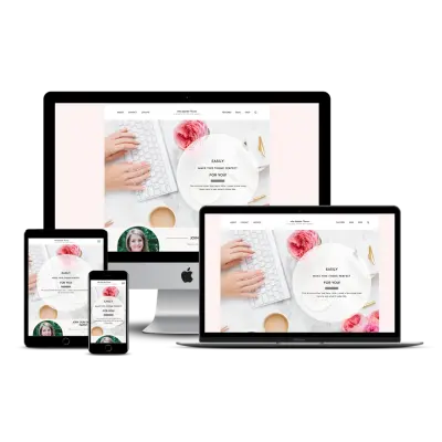 Sparkle Theme mockup image