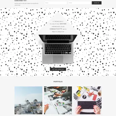 Mai Creative Portfolio Theme Mockup