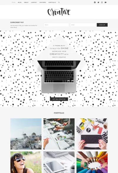 Mai Creative Portfolio Theme Mockup