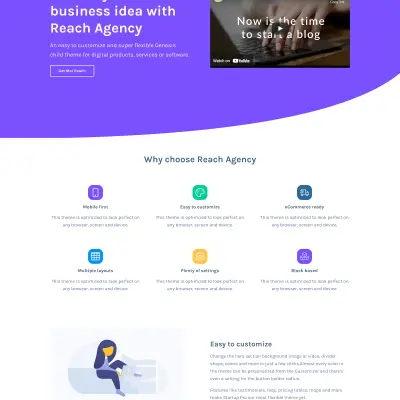 Mai Reach Agency Theme Mockup