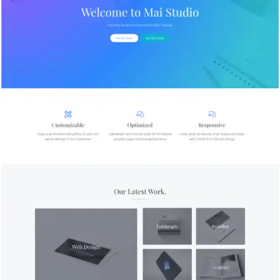 Mai Studio Agency Theme Mockup