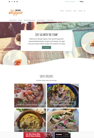 recipehippie home desktop image