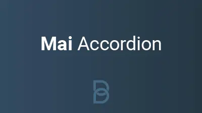 Mai Accordion product image