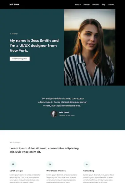 Demo Image of a Mai Sleek business page