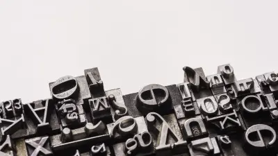 photo of lead letters, used in Gutenberg printing press