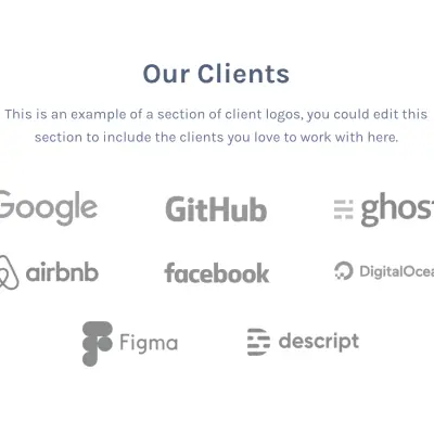 Client logos with Mai Columns