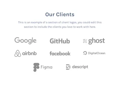 Client logos with Mai Columns