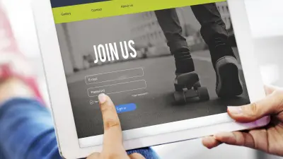 photo of website visitor on opt-in offer page with Join Us CTA