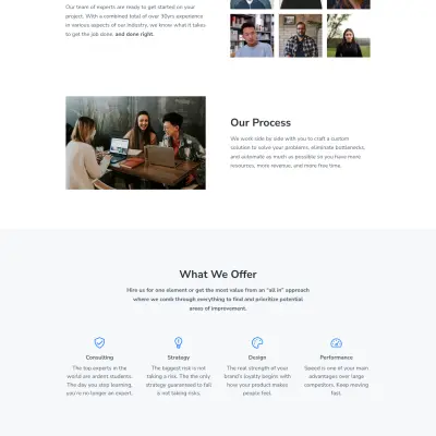 Mai Prosper demo services page