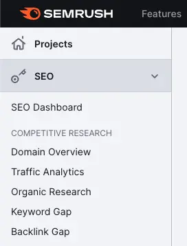 SEMRush SEO audit tools