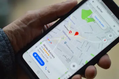 map of location on phone